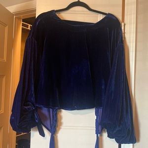 Blue Velvet Free People Top